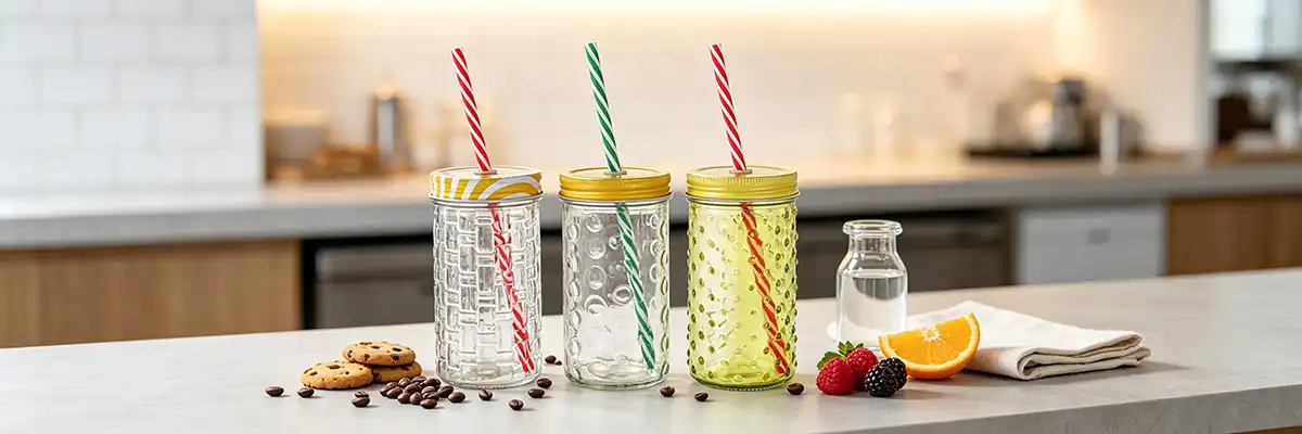 Wide Mouth Glass Drinking Bottle Wide Mouth Glass Drinking Bottle
