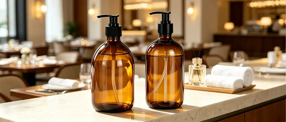 glass soap dispenser bottles
