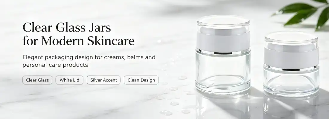 Clear Glass Cream Jars With Lids Clear Glass Cream Jars With Lids