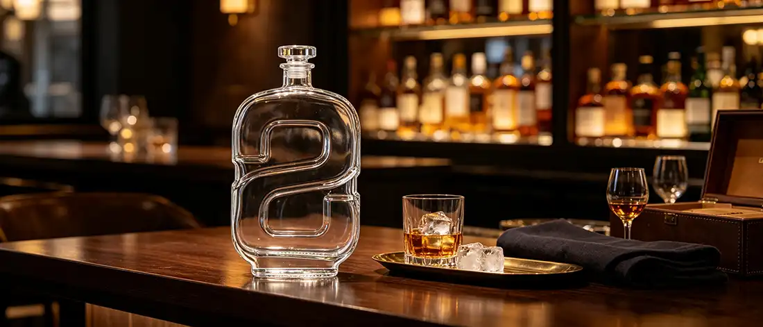 glass wine bottles