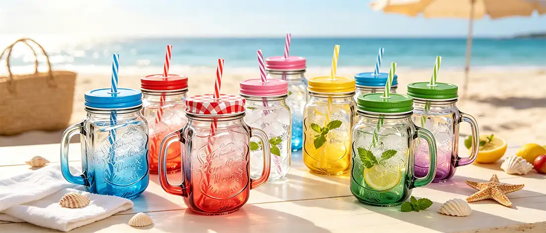 Mason Jar Drinking Glasses