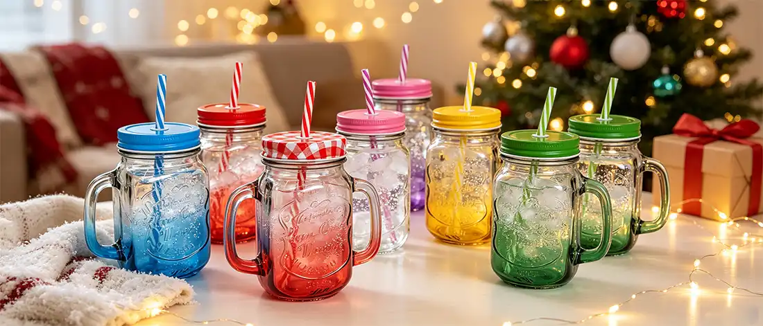 Mason Jar Drinking Glasses