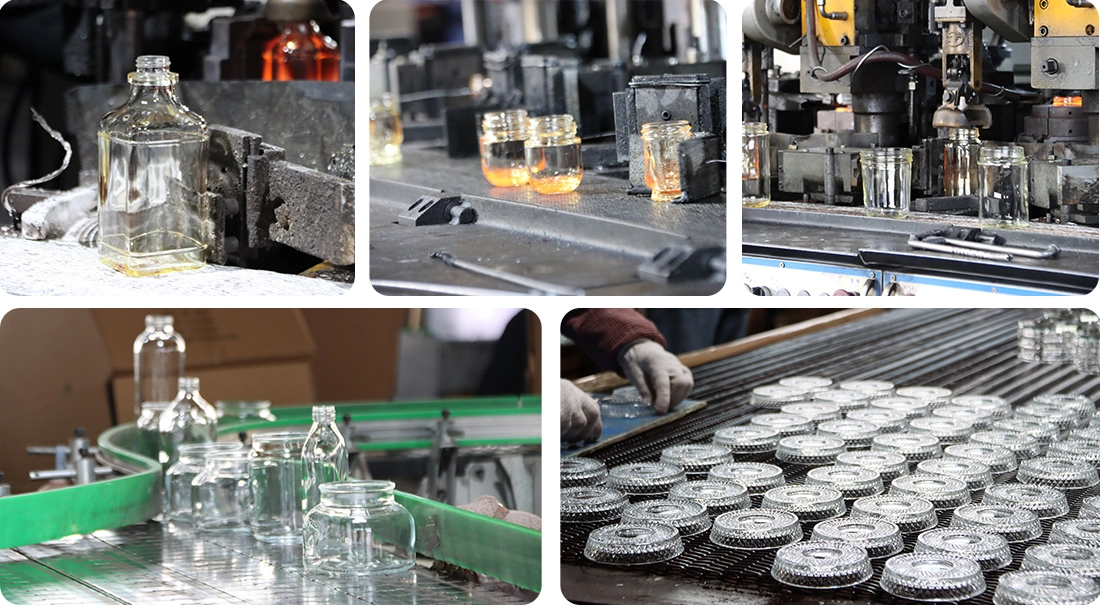 Glass Bottles With Lotion Pump - Complete Set of Manufacturing Assembly Lines