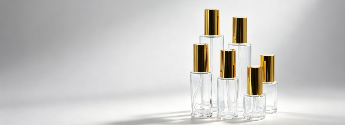 Cylindrical Glass Perfume Bottle Cylindrical Glass Perfume Bottle