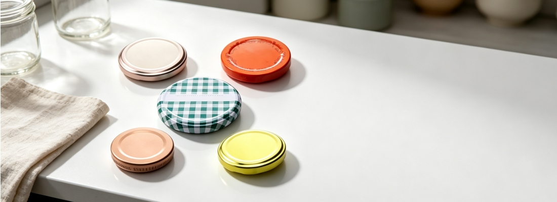 Customizable Pattern Metal Jar Lids Customizable Pattern Metal Jar Lids