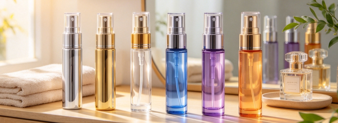 Colorful Glass Spray Bottles