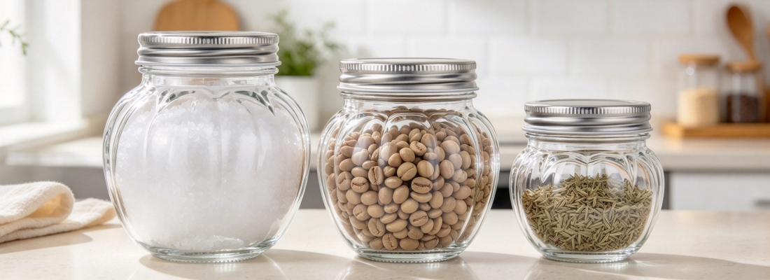 Grape Texture Glass Jars With Lids