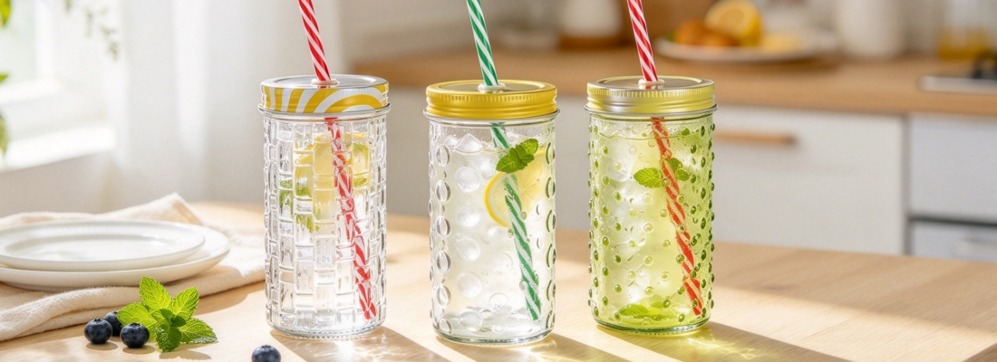 Wide Mouth Glass Drinking Bottle Wide Mouth Glass Drinking Bottle