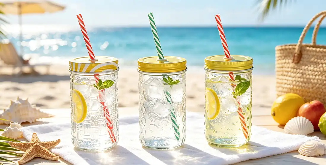 Glass Drinking Bottle