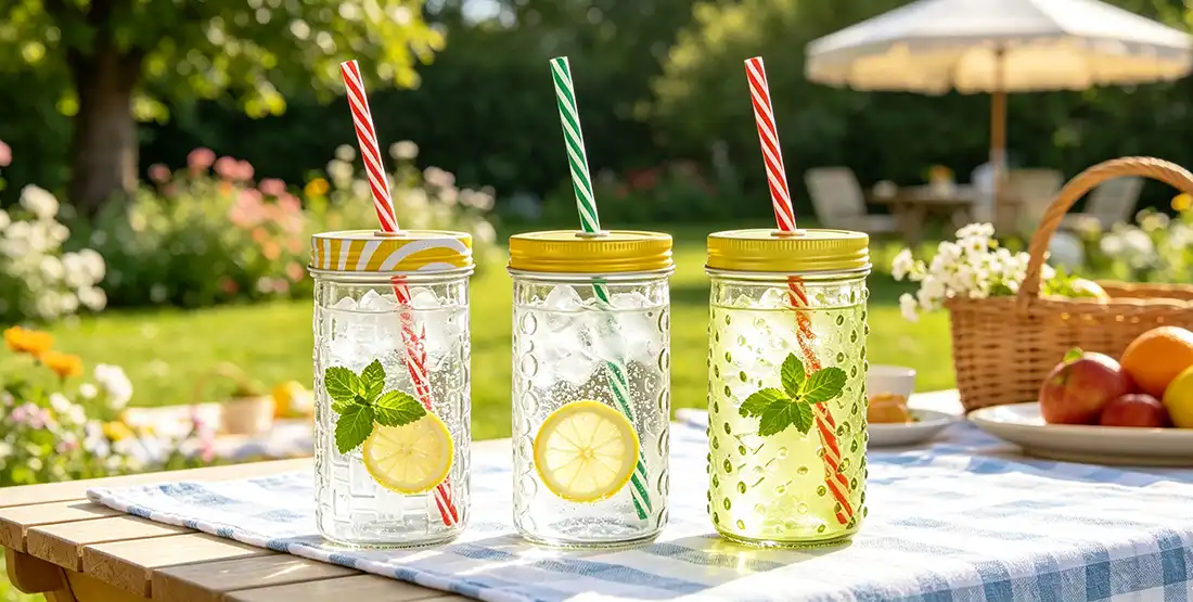 Wide Mouth Glass Drinking Bottle Wide Mouth Glass Drinking Bottle