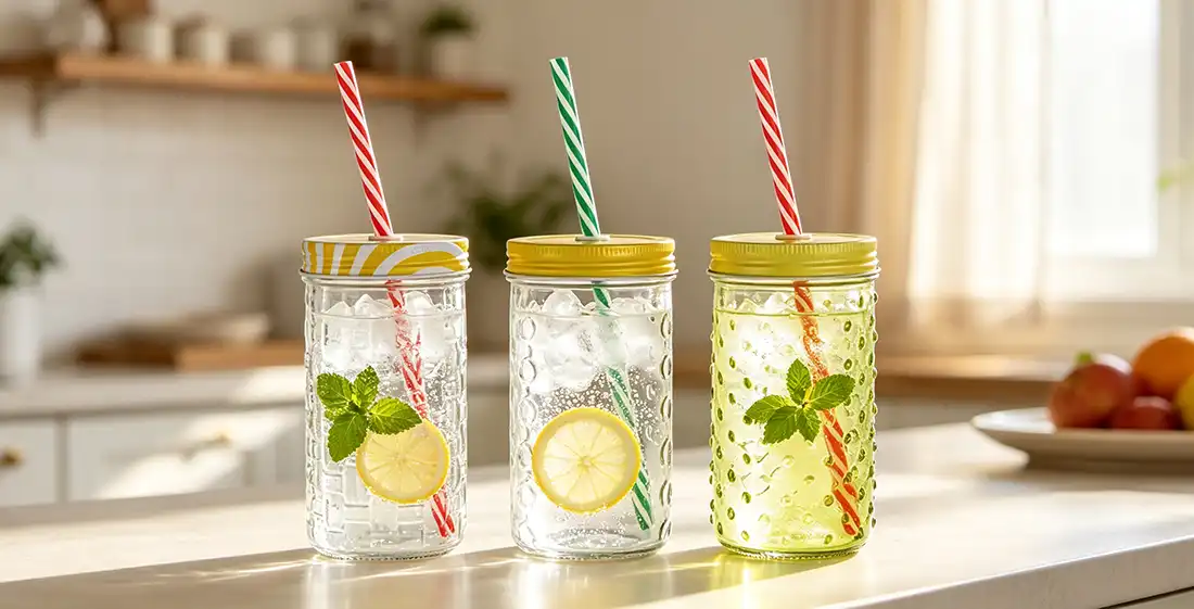 Wide Mouth Glass Drinking Bottle Wide Mouth Glass Drinking Bottle