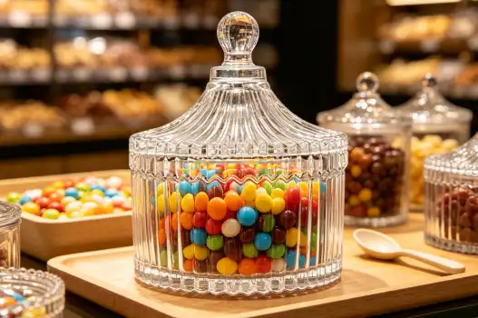 Best Lasinen Karkkipurkki for Wholesale Candy Packaging