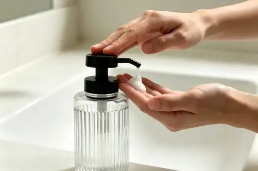 Ribbed Glass vs Smooth Glass Dispenser Bottles